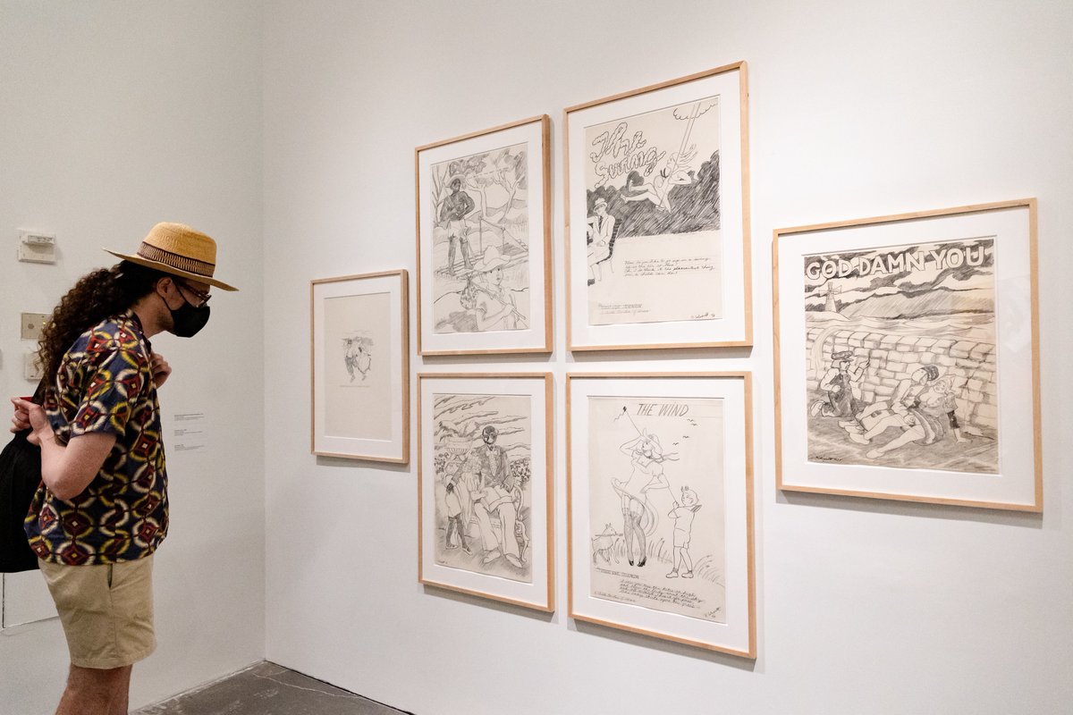newmuseum's tweet photo. Three years after serving in the US army in Europe, Robert Colescott went to France on the GI Bill, where he studied in the studio of the French modernist Fernand Léger. Can you spot Léger's influence on Colescott's paintings? 👀
#RobertColescott #FernandLéger https://t.co/Um4foMJeRg
