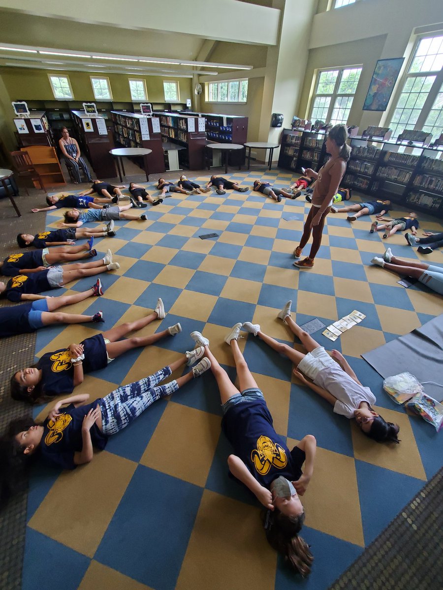 Wellness matters. Stepping Stone students learn how to quiet the mind and the body at the end of a busy week! <a href="/CurriculumRSD/">Ramsey Academics</a>