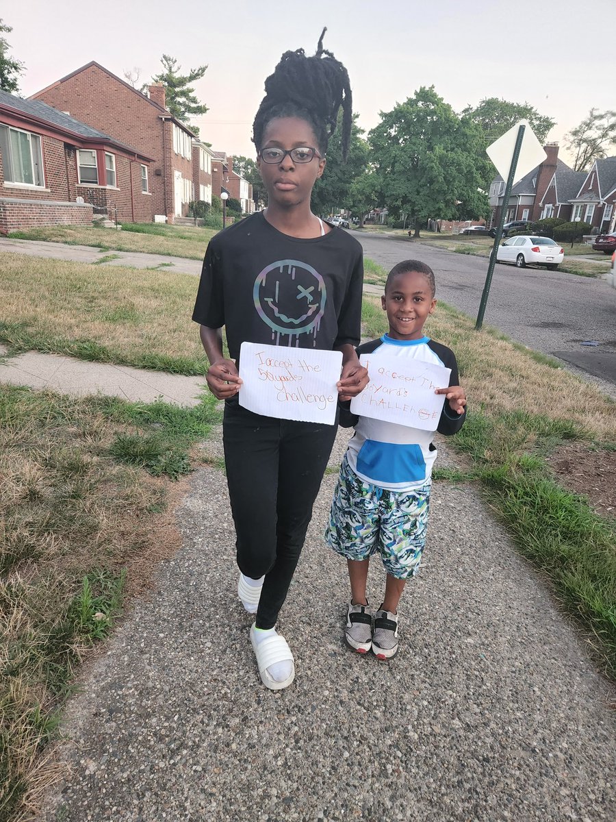 iamrodneysmith's tweet photo. Please help me welcome Nyla  &amp; Christian of Detroit,Mi  to the family. They have stepped up accepted our 50 yard challenge .Thank you for wanting to make a difference in your community . https://t.co/QS3K3hxMXB