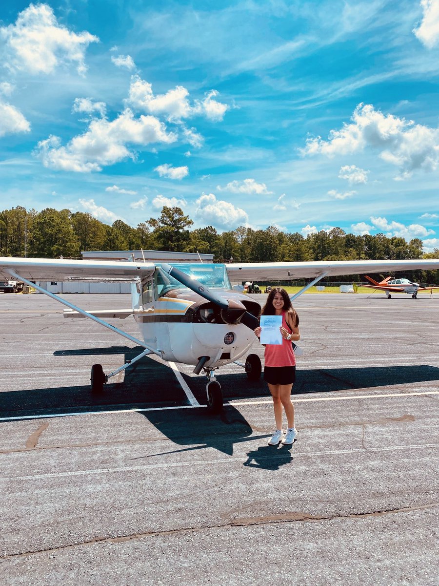 LizzieAnnePerez's tweet photo. It’s official! She’s a private pilot! So proud of her dedication & steadfastness. What’s next?! Dropping her off at college tomorrow morning. Emotions be like: 🙏✅✈️🙌😭😀💕☕️☕️☕️☕️☕️#FlyHighKate #Pilot @WomenInAviation https://t.co/CaZLZcRG3Y