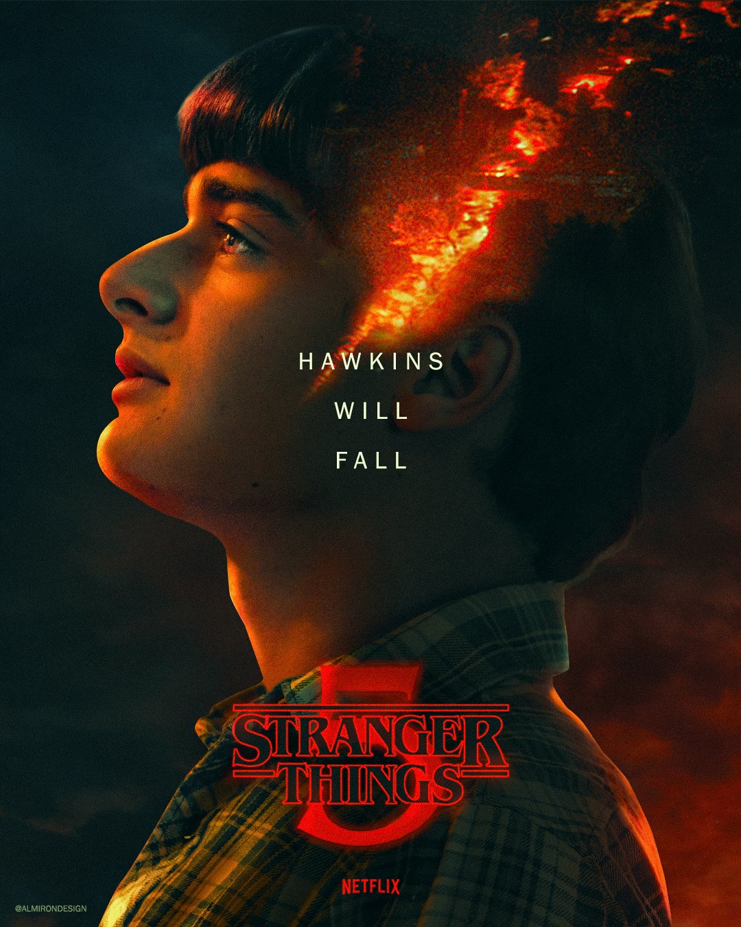 almirondesign — STRANGER THINGS 5 FANART POSTER Crazy Together