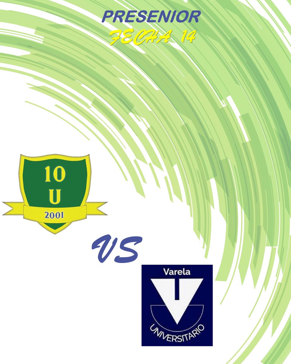 Mañana
#TodosJuntos
🆚 <a href="/VarelaUNI/">Varela Universitario</a>