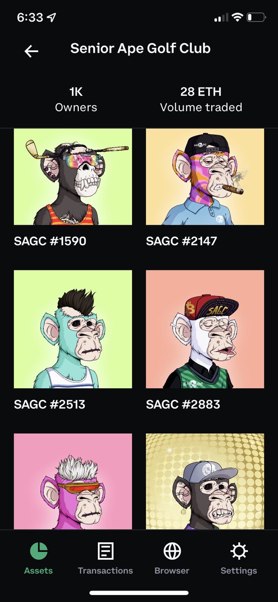 Most of yall may know about <a href="/SeniorApeGC/">Senior Ape Golf Club NFT | SOLD OUT</a> and my love for it, but MINTING IS NOW CLOSED. That doesn’t mean you can’t still get your hands on some sweet artwork and have them staked automatically! Your #SAGC will get you access to free #Skellys! Join our awesome #NFTCommunity #NFTS