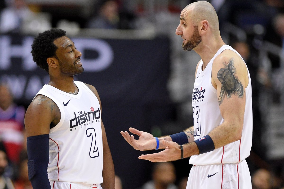 NBAMemes's tweet photo. Prime John Wall made Marcin Gortat look like an All-Star😂 https://t.co/QrVt6cxABB