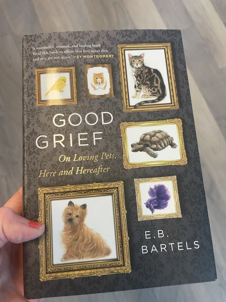 ACMwrites's tweet photo. So excited to read @eb_bartels’ new book (and hopefully feel less weird about burying all my childhood pet fish in the backyard in the boxes jewelry comes in). https://t.co/J8MmXQW2Ft