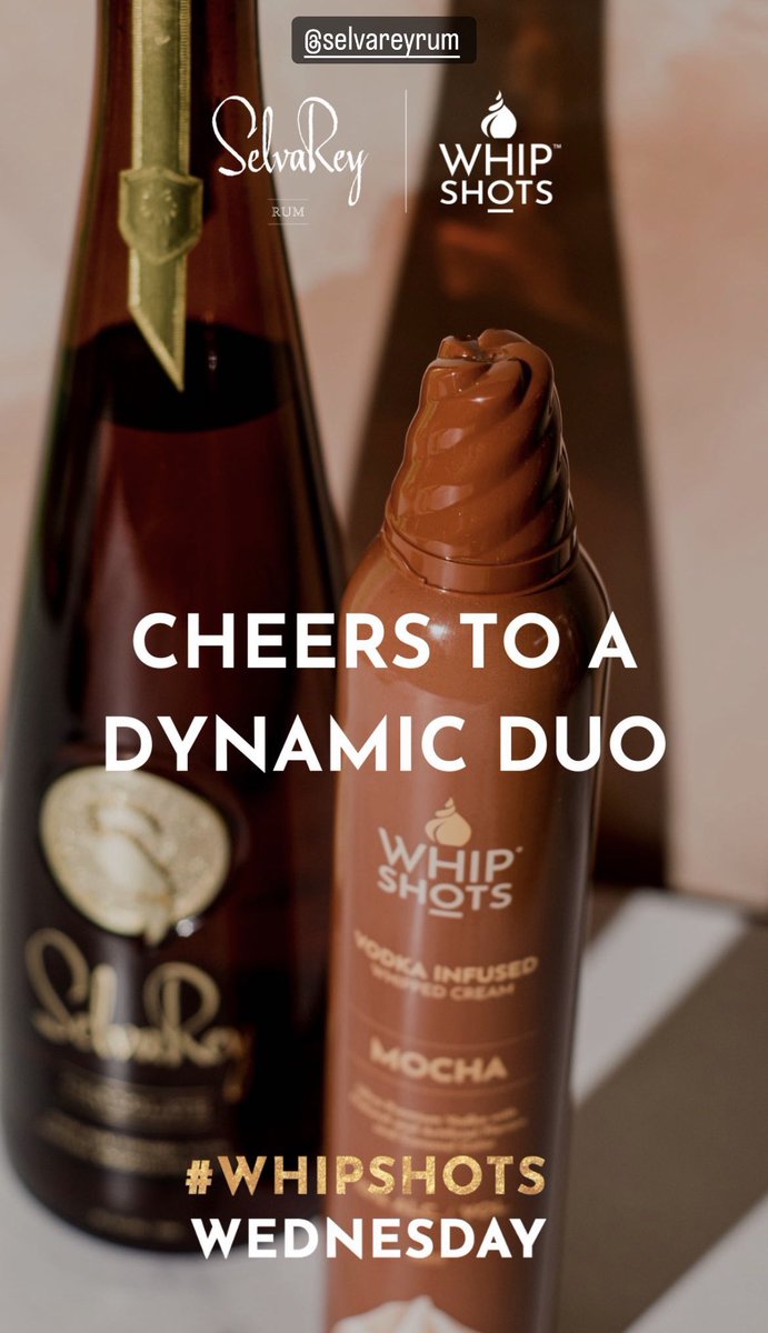 BardiUpdatess's tweet photo. Cardi B’s Whip Shots and Bruno Mars’ Selva Ray Rum team up again on another drink: Mudslide Luxe.

The recipe is currently available on Whip Shot’s official page. https://t.co/Rz4NpWzSdE