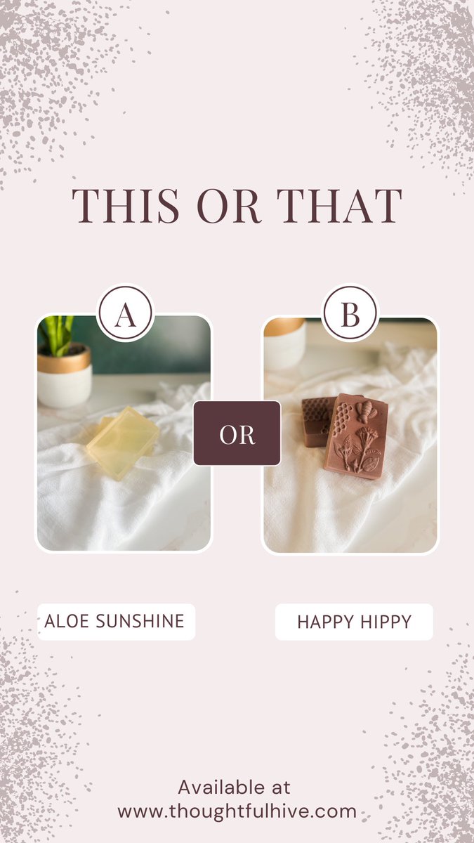 Both available now!

thoughtfulhive.com