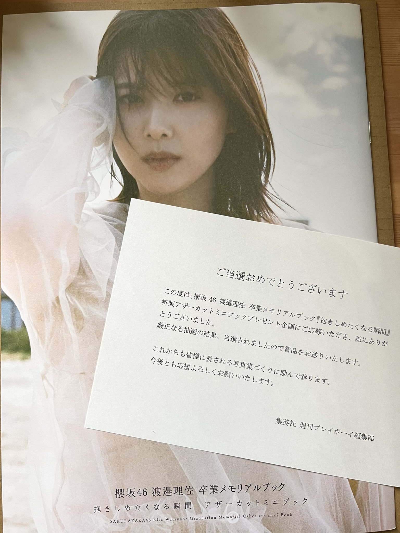 何でも揃う 渡邉理佐 櫻坂46 抱きしめたくなる瞬間 特製アザーカット