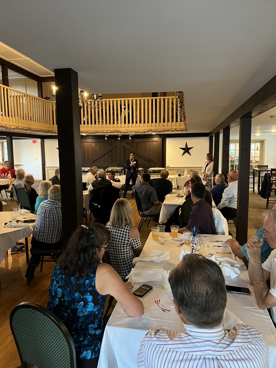 nolanforsenate's tweet photo. I had a great time at the Washington County Vermont Republicans dinner! After a long day on the trail, it was nice to have a meal with supporters and share my views with them. Be sure to vote on or before August 9th! #RollinWithNolan #TeamNolan https://t.co/cwOoDAL2q7