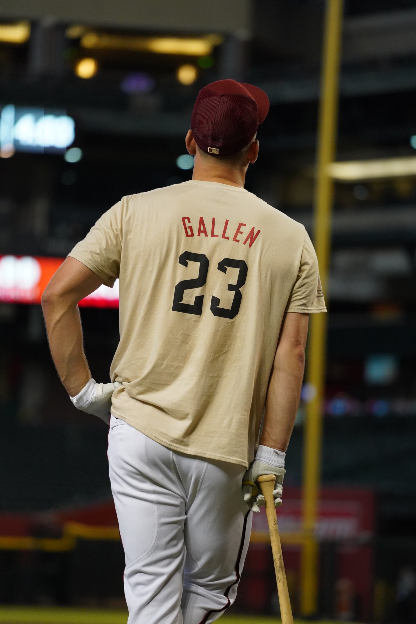 Zac Gallen Team Issued Throwback Jersey - Mariners @ D-backs 9/5