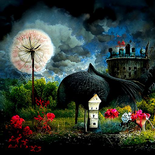 jckcreatouch's tweet photo. "the Miracle Tree growing next to the castle"
 @NightCafeStudio 

#miracletree #surrealart #clipguideddiffusion https://t.co/yrFW0fWJV9 https://t.co/AGFZWTkHNh