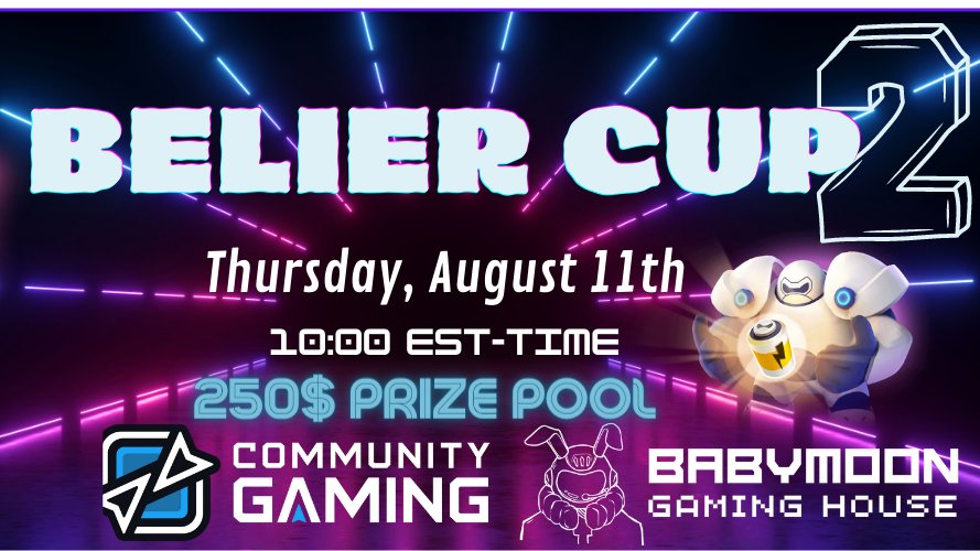Hey there, are you excited? Because yeah we are so glad to announce the 2nd Edition of the Belier Cup communitygaming.io/tournament/bel… Everyone is invited, let's rock this guys