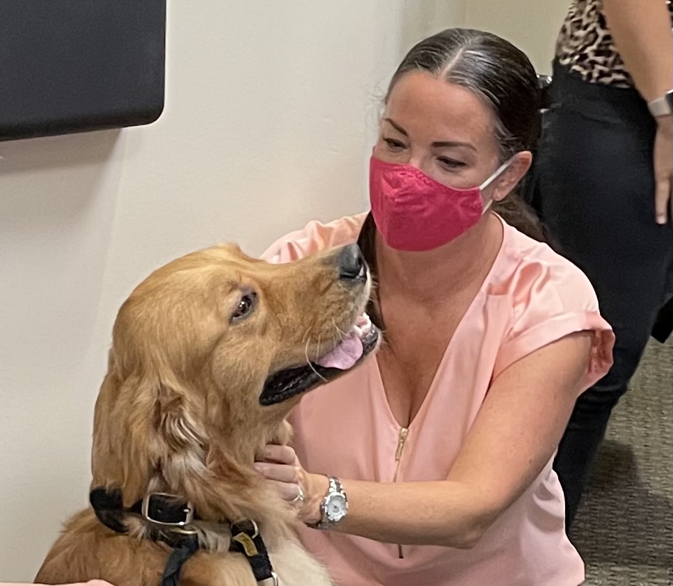 LegacyTreatment's tweet photo. Support dogs from the Tri-State Canine Response Team paid a visit to Legacy affiliate Community Treatment Solutions this week! https://t.co/ixehY0PffY