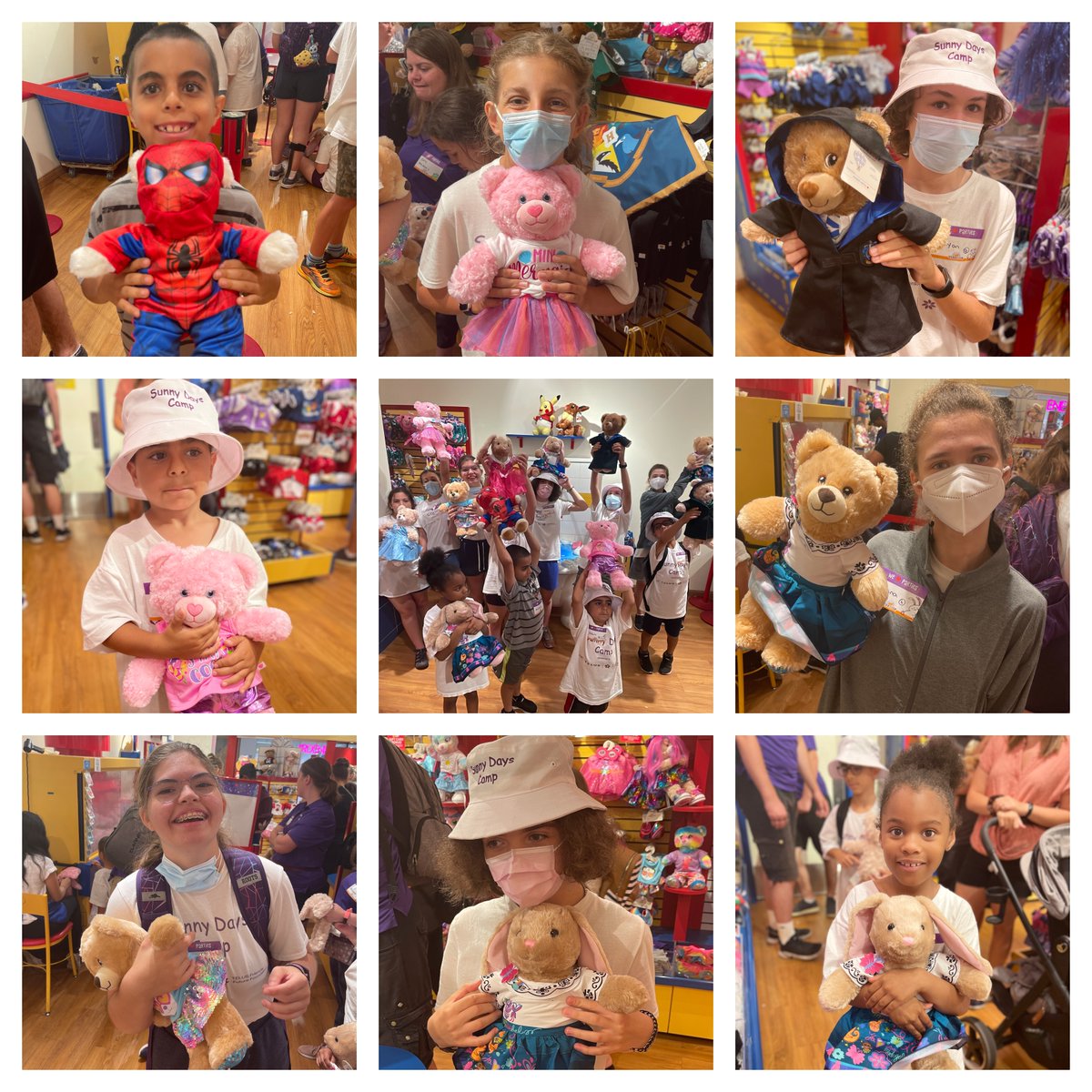 Sunny Days Camp went to Build A Bear at Square One Mall

Think we had fun?

#sunnydayscamp #BuildABear @buildabear