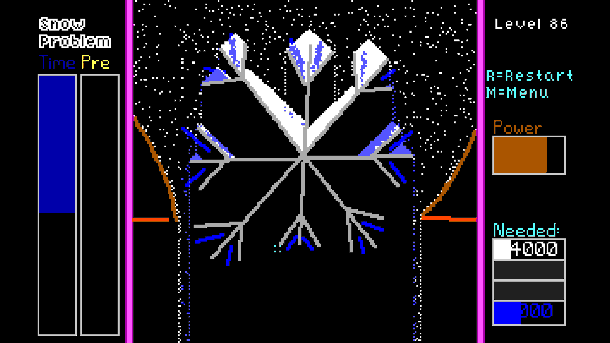 IndieGameNews1's tweet image. Level 86 is pretty evil too - much harder than it looks!
#SnowProblem #indiedeveloper #retro #puzzle