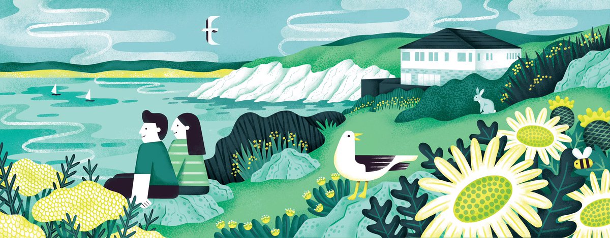 After a recent trip to my favorite place in the world, Cornwall, and a magical mini-moon stay at <a href="/LewinnickLodge/">Lewinnick Lodge</a> I was inspired to create an illustration capturing the utter beauty of this little piece of heaven. 

#cornwall #westcoast #newquay