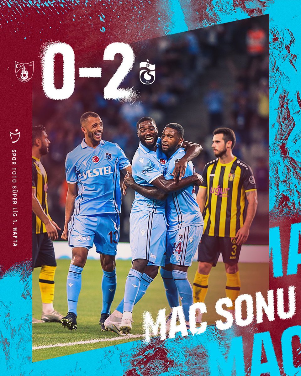 ⏱️ 90' Karşılaşma sona erdi. İstanbulspor 0-2 Trabzonspor #ISTvTS