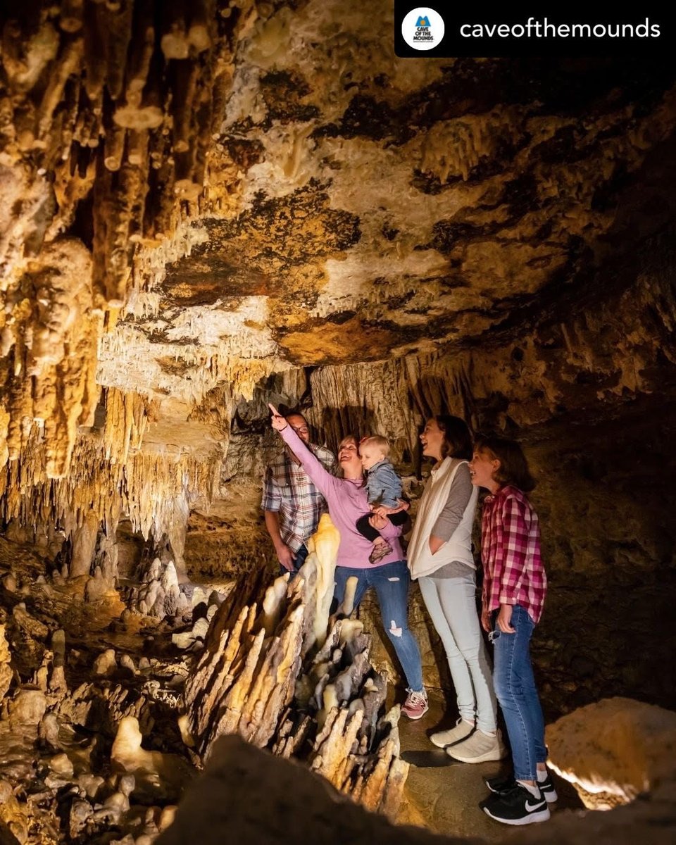 WI_NatureNet's tweet photo. Featured Nature Net Member: Cave of the Mounds! @caveofthemounds The cave was discovered 83 years ago this month, and today it's a National Natural Landmark! See the cave and above ground trails for yourself: https://t.co/bKs6N7W3hn

#CaveOfTheMounds #NatureNetMember #NatureNet https://t.co/p9OFMRcOTU