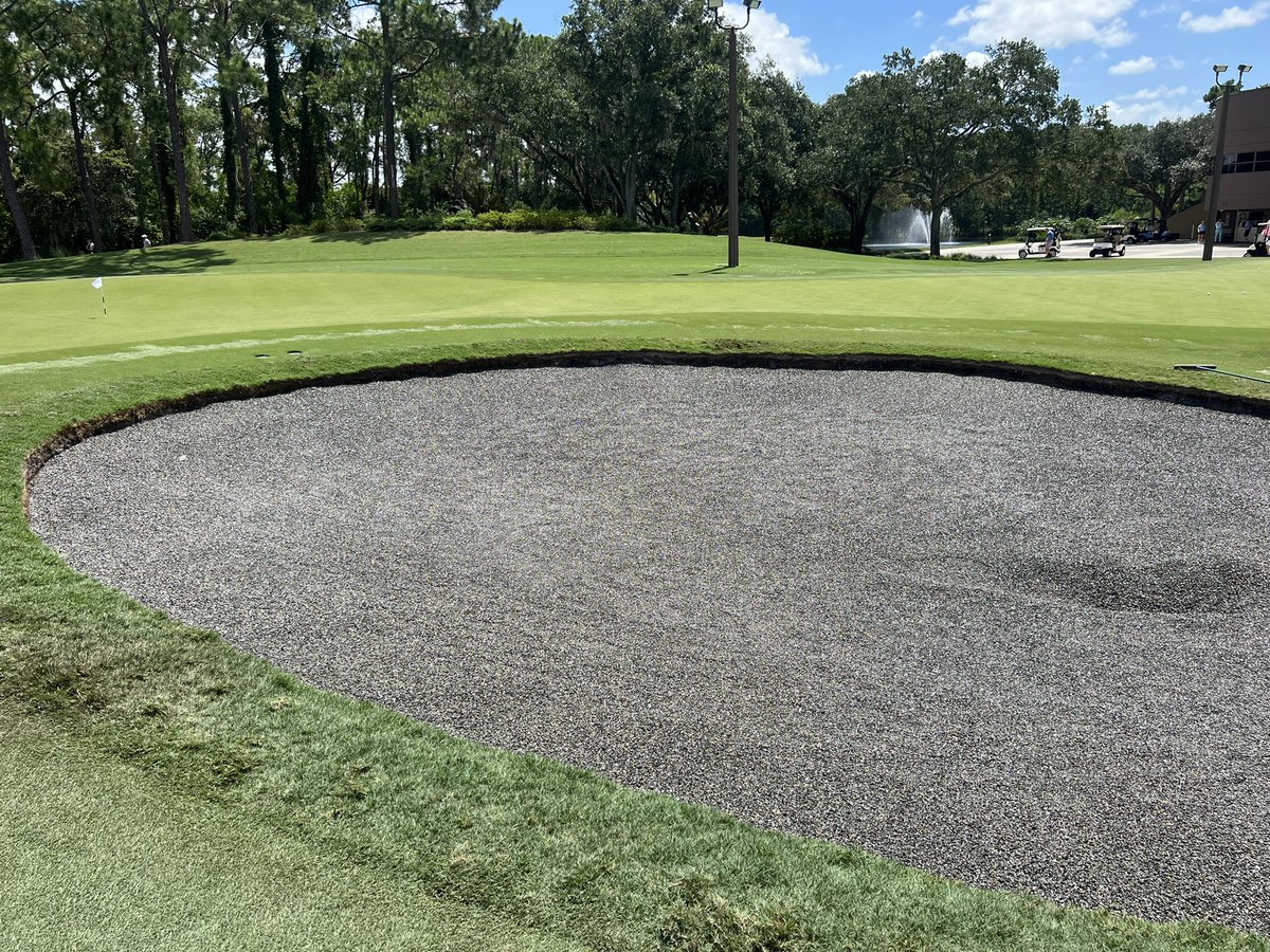 We installed some Better Billy Bunkers <a href="/FSOrlando/">Four Seasons Orlando</a> as a trial at our practice facility this week with <a href="/AdamLemons/">Adam Lemons</a> and <a href="/ntjturf/">NTJTurf, LLC</a>. Appreciate the great detail and hard work in this Florida heat! Looking forward to seeing their performance. <a href="/LouEckhart/">Lou Eckhart</a>