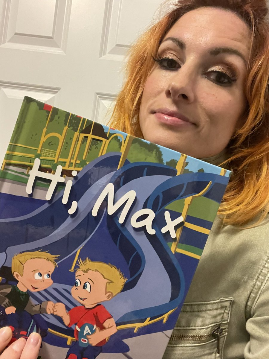 BeckyLynchWWE's tweet photo. Book shout out to my little buddy Malena, who at only 9 wrote this beautiful, heart felt story about her family, compassion, and simply saying hi.

Very limited edition. Get it here folks https://t.co/VQ9dAAs1QW https://t.co/vh4dInPKkp