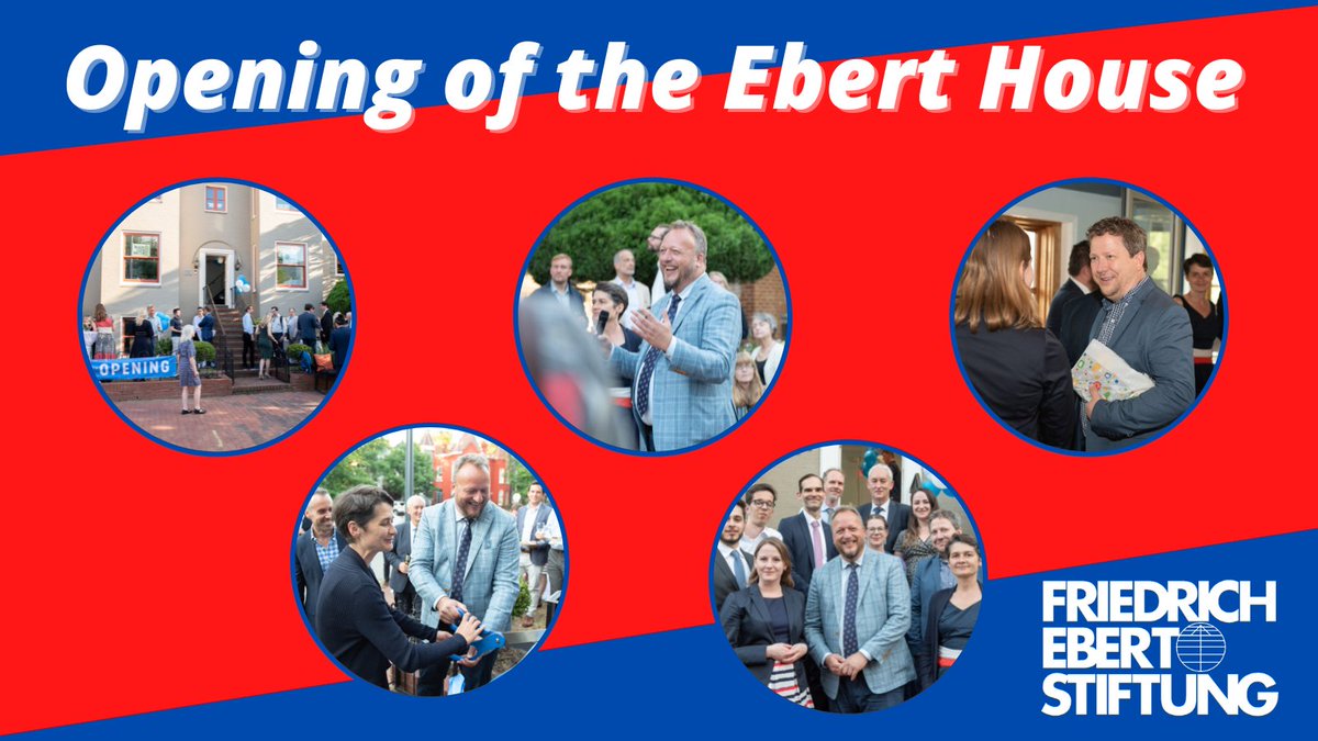 FES_DC's tweet photo. #FESFriday๐น
In June, we celebrated the opening of our #social democratic hub - The Ebert House on Capitol Hill. We were very pleased to had so many good old friends & long-term partners around to start with us into a new era of the transatlantic partnership.
Some impressions๐ https://t.co/UUuh139w9D