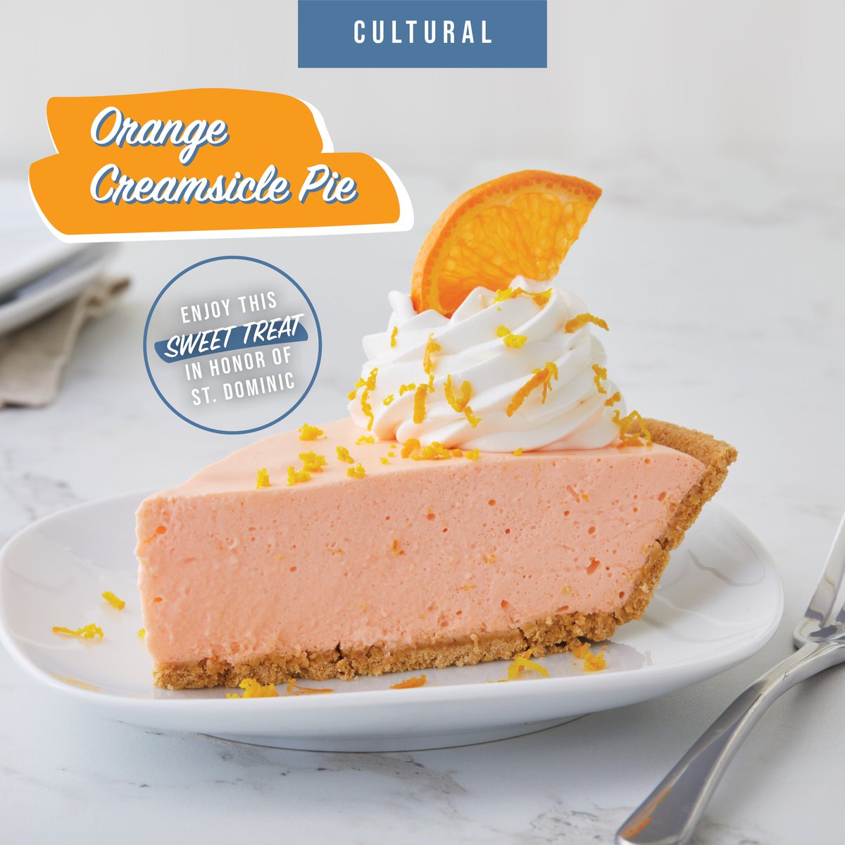 the_miscellany's tweet photo. St. Dominic's Feast Day is on Aug. 8. Get ready to honor him with this Orange Creamsicle Pie—may it remind us to sow the seeds of faith the way St. Dominic did. 
Recipe>> https://t.co/mNjcZLuyxb
En Español>>https://t.co/6cWNGZgOFz

#stdominic #feastday #orangecreamsiclepie https://t.co/G26t5qRD4C