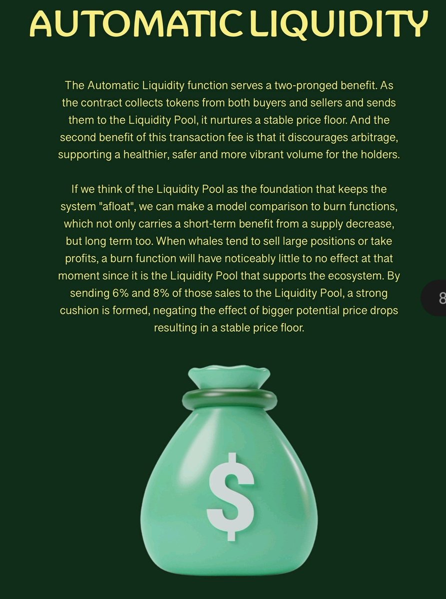 6% goes to LIQUIDITY POOL FOR BUYS ANS 8% ON SELLS. #SAUDISHIB #Saudi_Shiba #Saudi_Shiba_Inu #SaudiShibaInu