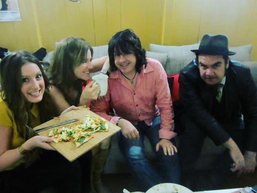 Flashback Friday - backstage at Woombye Pub 🇦🇺 in 2012 with @trysette, Bruyère Williams-Ward, and @PugsleyBuzzard. There’s so much I love about this, I don’t even know where to start.