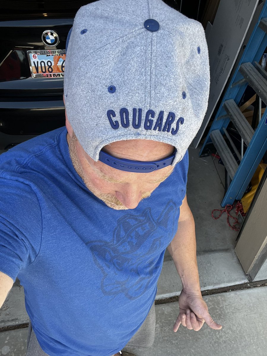 BooznCoug's tweet photo. Day 2 of #BlueAugust. On our way to Bear Lake this weekend! Let’s #GoCougs!! https://t.co/dexgIlfJya