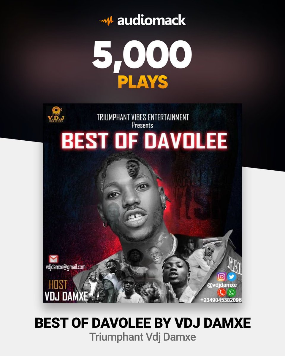 VdjDamxe's tweet photo. Best Of Davolee @eminidavolee Hits 5k On @audiomack With Massive Testimony , Stream Now Link on ma Bio or Search on Google #Rap #Afrobeats #Afropop #Hiphop #Rodolites #Festivalsofbarz #festivalbar #Earningwish #rodo #ileka #davolee #Trenches https://t.co/U1R4L0yZpy