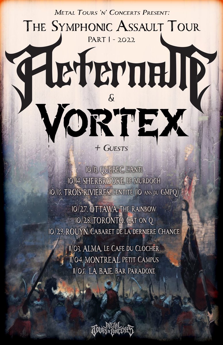 vortexband's tweet photo. 🔥TADAM🔥

@aeternamband &amp; Vortex 

See you soon 😈 https://t.co/UWZSBy2lbT