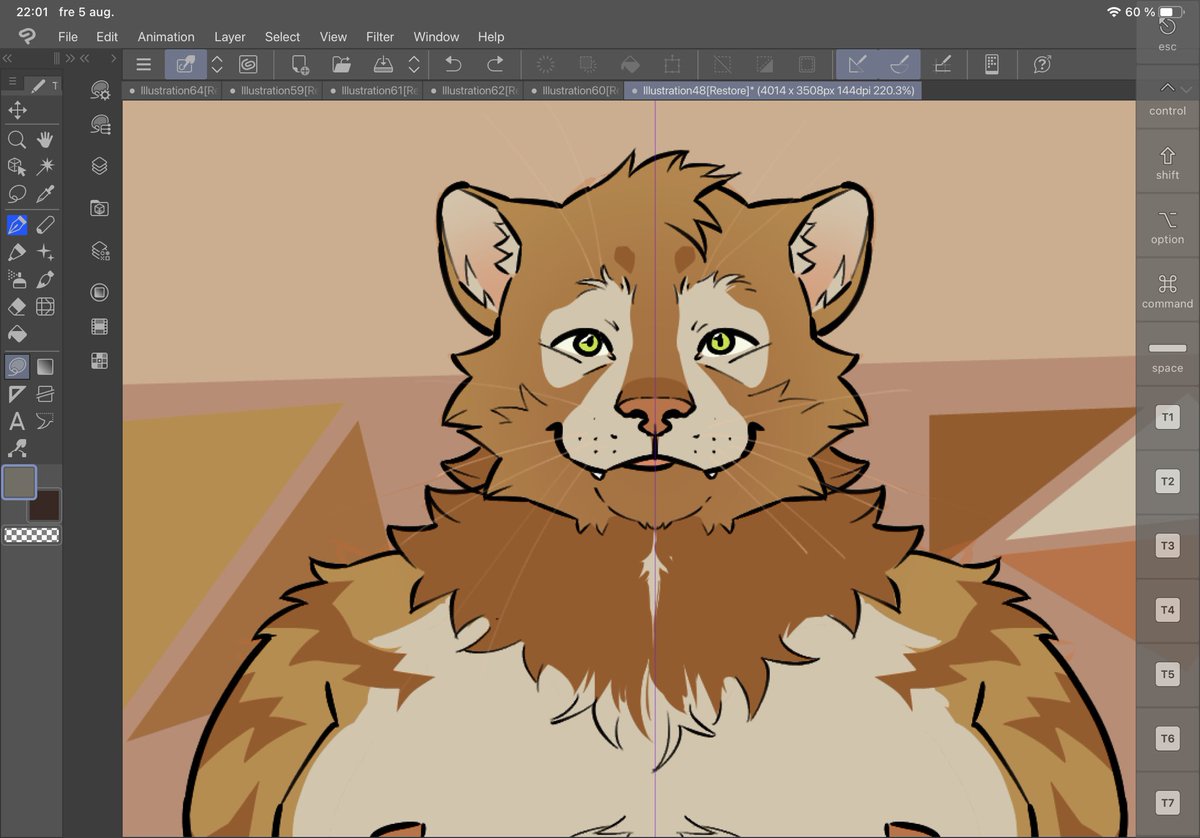 symmetry ruler doodling is so relaxing.. crafting some fat cats