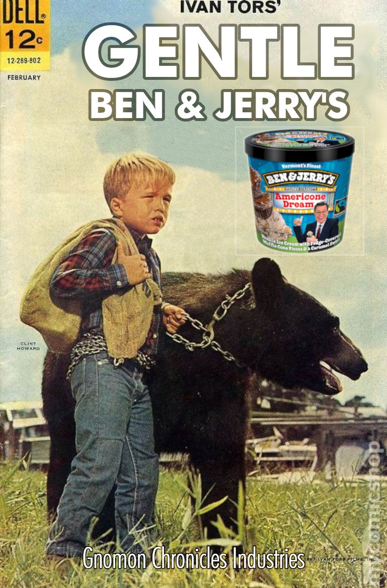 GnomonChronicl1's tweet photo. #StochasticIceCreamParlor
Gentle Ben and Jerry's 
American ice cream manufacturing company which was founded in 1965 by a large male bear named Ben and a boy named Mark.

#SecondScoop
Ice Cream Shaft

https://t.co/2KH7mJswID
https://t.co/SvgmTdSgsm
https://t.co/9WfiKsOCRE https://t.co/Wlxkt7PsU4