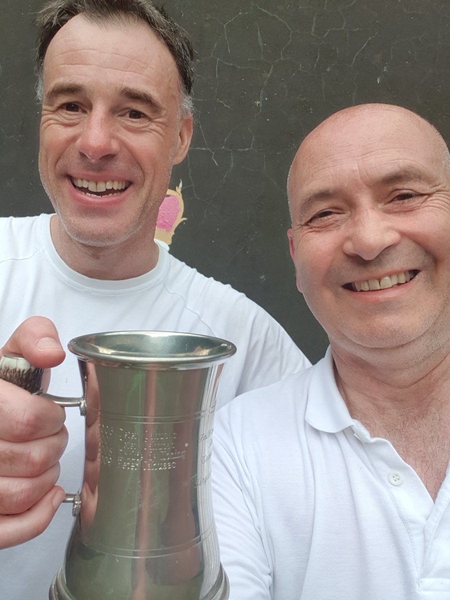 Trophy last competed for in 2009, well done Ewan against Peter!