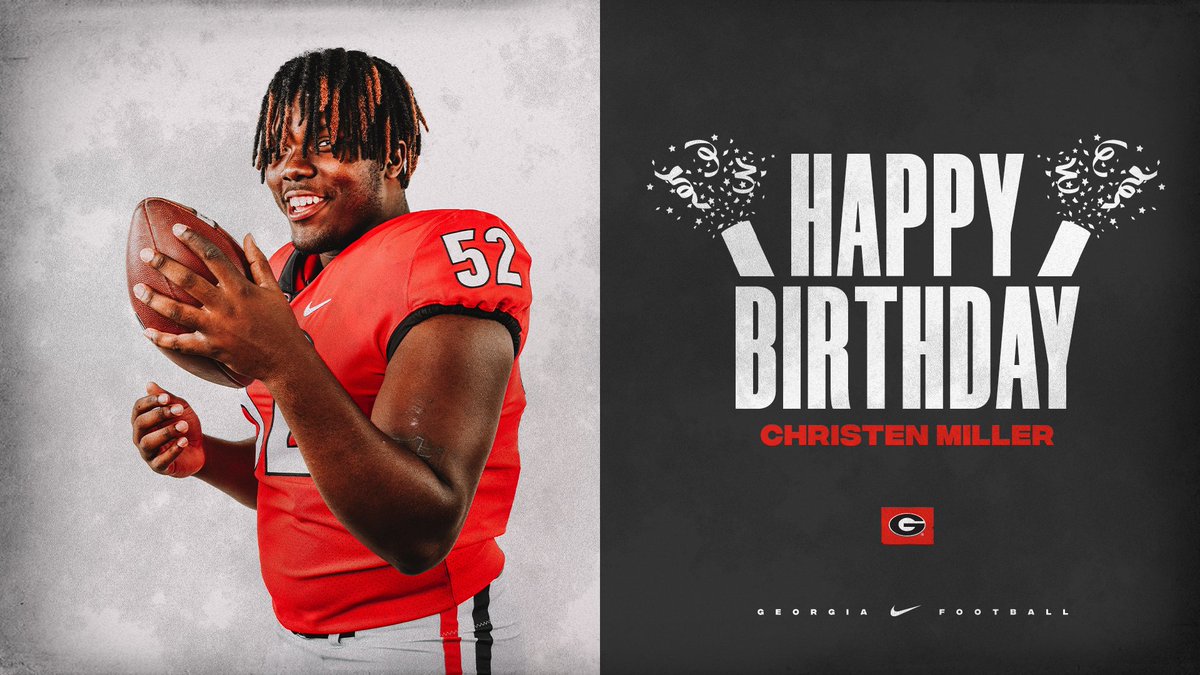 Happy Birthday, to all of our Dawgs who are celebrating this week!

#GoDawgs