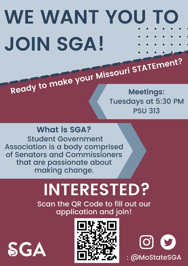Do you want to make change? Join us!! To apply scan the QR code. We can’t to see some new faces in the fall!