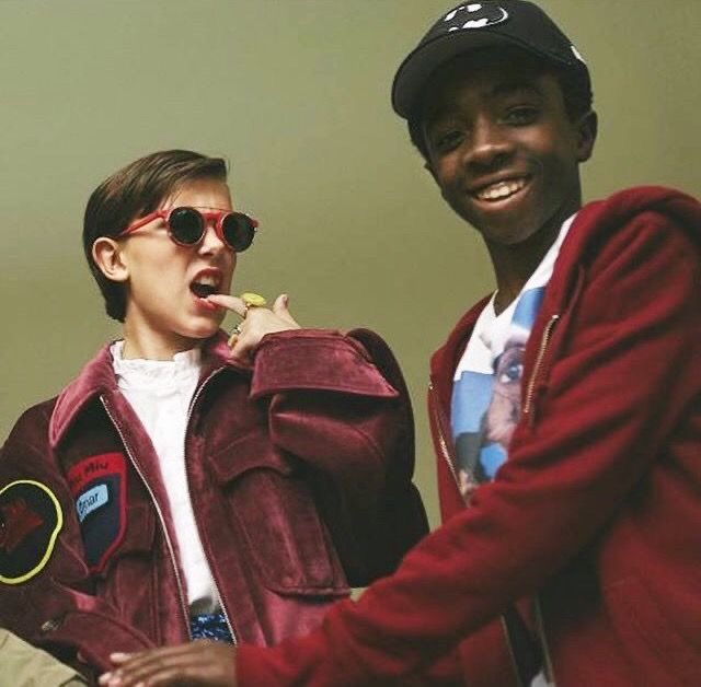 Aritayonce's tweet photo. Maleb <3 #MillieBobbyBrown #maleb #StrangerThings #mbb #calebmclaughlin https://t.co/FJRi23C8Y0