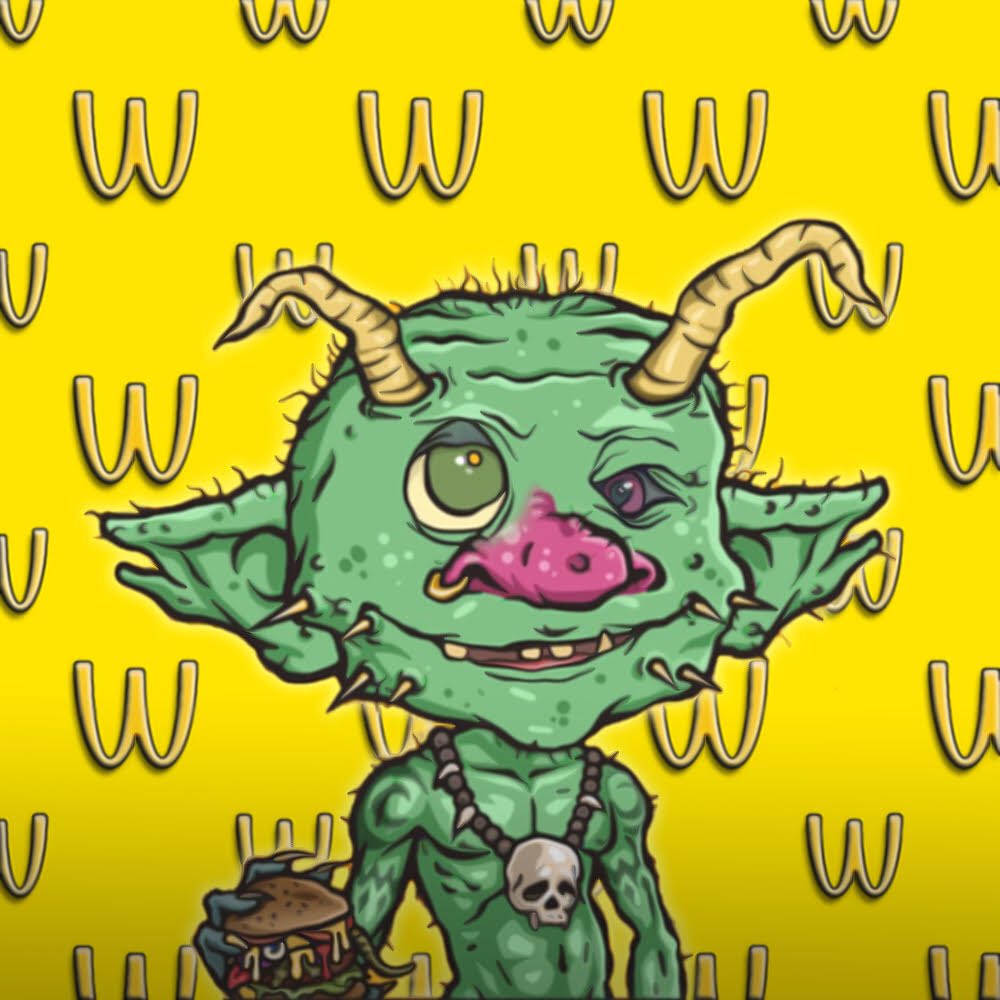DaMadFangNFT's tweet photo. @goblinhorde_wtf  #burgers #wackdonalds #burgers #🍔❤️ @McGoblinBurger @Mchootys_wtf @WTFClubOfficial https://t.co/zdmtixQJm3