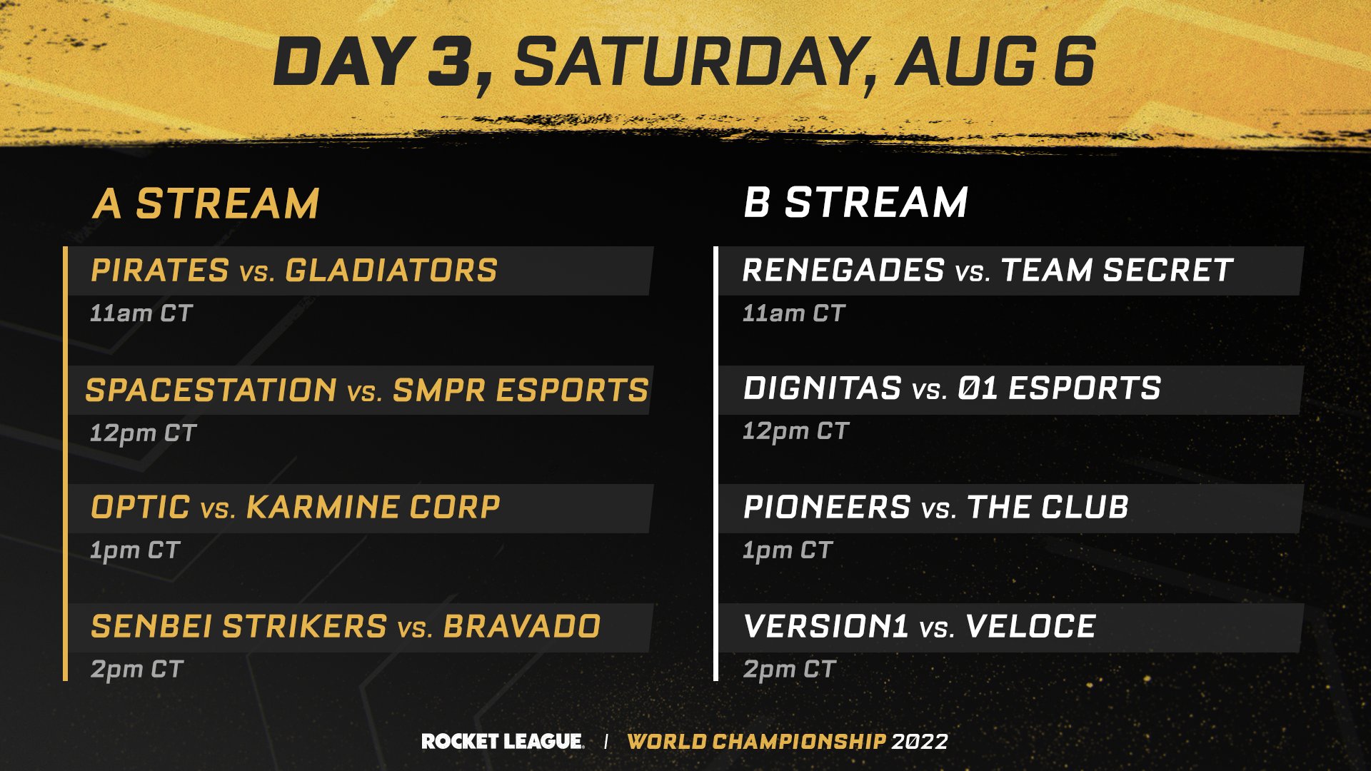 Rocket League Esports on Twitter "The World Championship Wildcard Day
