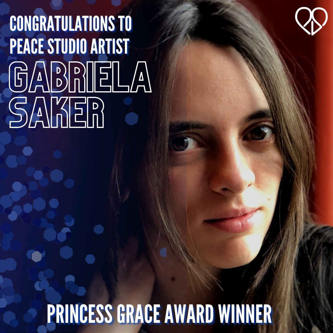 The Peace Studio (@thepeacestudio) on Twitter photo Congratulations to the one and only GABRIELA SAKER on her <a href="/PrincessGraceUS/">Princess Grace Fdn.</a> Award win! Your Peace Studio family is so proud of you! We’re in awe of your artistry, and can’t wait to see what you do next! Thank you for being a part of our community! Congratulations to the one and only GABRIELA SAKER on her <a href="/PrincessGraceUS/">Princess Grace Fdn.</a> Award win! Your Peace Studio family is so proud of you! We’re in awe of your artistry, and can’t wait to see what you do next! Thank you for being a part of our community!