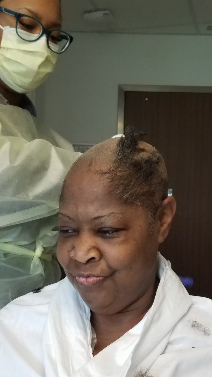 Pahubb2645's tweet photo. My little sister Mary, going their her cancer treatments. They came to shave her head, I had them shave mine first. 

Family, is the foundation of a great Senator. You sacrifice your comfort to make a difference, for the people you love. https://t.co/HNiorhG5dn