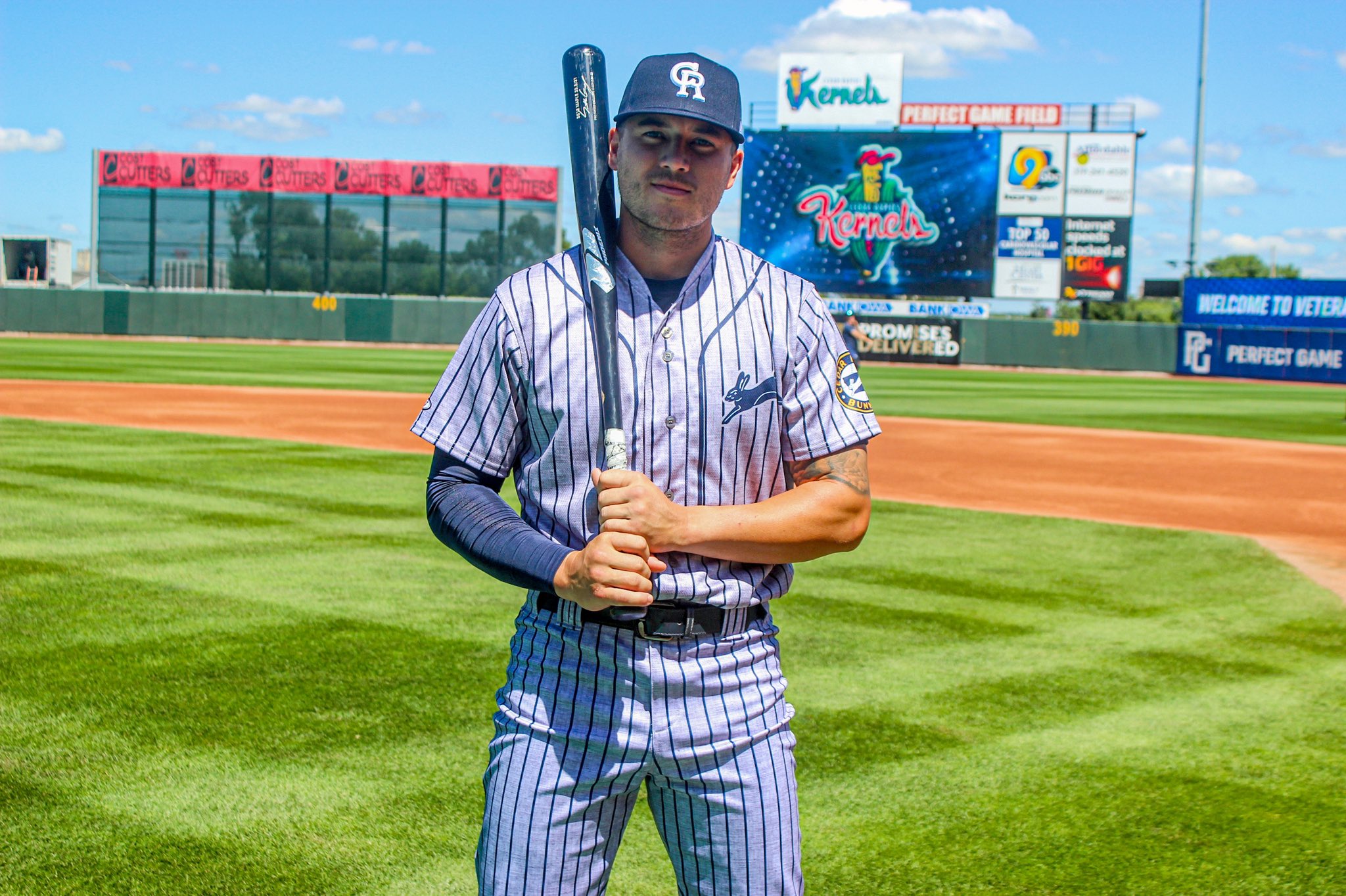 Cedar Rapids Kernels on X: Here's an early look at the throwback uniforms  that we will be wearing during next weeks game! 🐰🔥#MiLBatFieldofDreams   / X