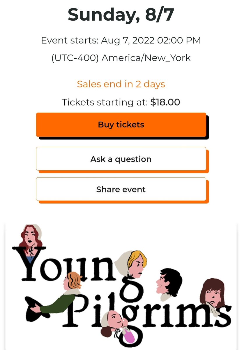 Young Pilgrims, The Play! tweet media