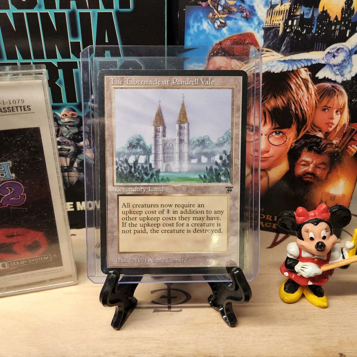 The craziest card to ever hit Tommy's Figz is here. Serious inquiries only. Call or DM for appointment. Goodluck! 💫 

Also available on my eBay page &amp; accepting international orders.

#nofilter #mtg #magicthegathering #thetabernacleatpendrellvale #grail #tommysfigz #vintage