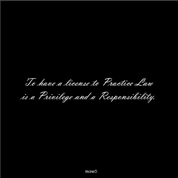 P_ImpactLaw's tweet photo. To have a license to Practice Law is a Privilege and a Responsibility.

|On Authority + Trust + Service| https://t.co/QfX2RgZeVX