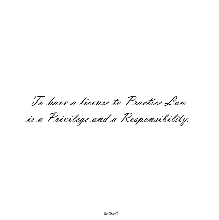 P_ImpactLaw's tweet photo. To have a license to Practice Law is a Privilege and a Responsibility.

|On Authority + Trust + Service| https://t.co/QfX2RgZeVX
