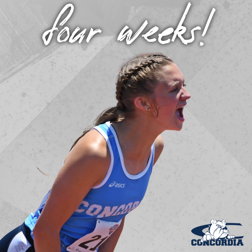 cunebulldogs's tweet photo. We know @ryleehaecker is pumped! Cross Country (@cunetfxc) season is FOUR weeks away from getting started at the Augustana Twilight.
#RunForTheOne ⏳ https://t.co/PJt7e3owHR