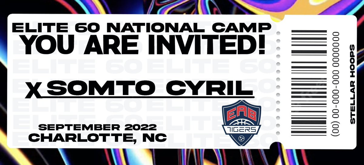 Class of 2024 6’11 EAB Tennessee 3SSB Somto Cyril has been INVITED to the Elite 60 National Camp. He’s ranked #22 in the COUNTRY on ESPN.