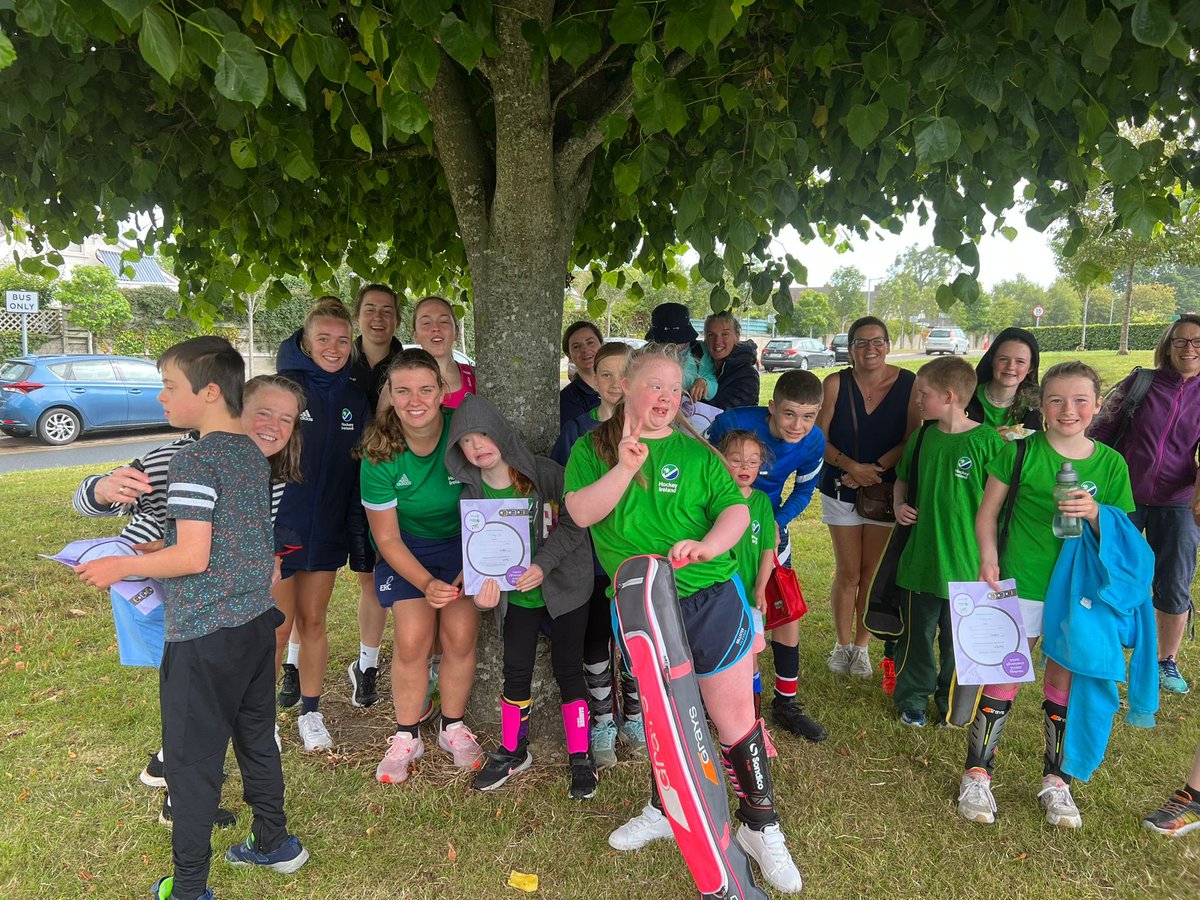irishhockey's tweet photo. ๐What a fabulous first #Hockey4All camp at @StJosephOfCluny partnering with @dlrSportsTeam. Great to see everyone having fun and learning new skills! #HIDevelopment https://t.co/yidRTRjjad