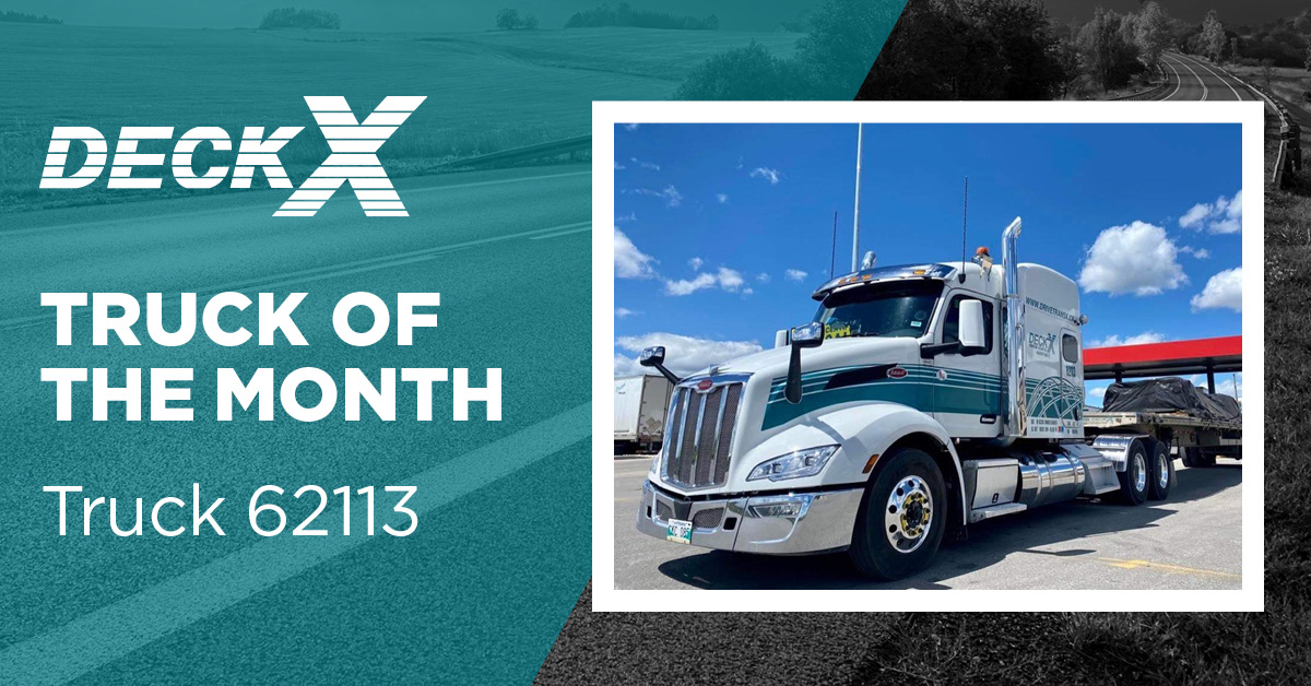 DriveTransX's tweet photo. Three honks for DeckX Truck of the Month: Truck 62113! πππ
Alex Ayers is an Owner Operator who's been with DeckX for 5+ years. He's a seasoned professional and helps service all of our customerβs needs to a T!
#DeckX #TruckOfTheMonth #Trucks #ProfessionalDriver #Trucking https://t.co/Bm40YJUXTK